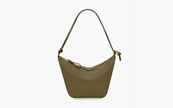 Loewe Mini Hammock Hobo Classic Calfskin Dark Khaki 