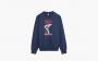 Sporty & Rich Torch Unisex Sweatshirt "Blauw" 