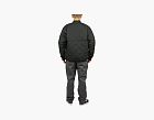 Carhartt WIP Quilted Liner Jacket Black Collared