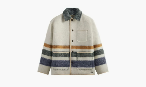 KITH Cason Blanket Coat White 