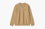 Carhartt WIP American Script Sweatshirt Dusty H Brown 