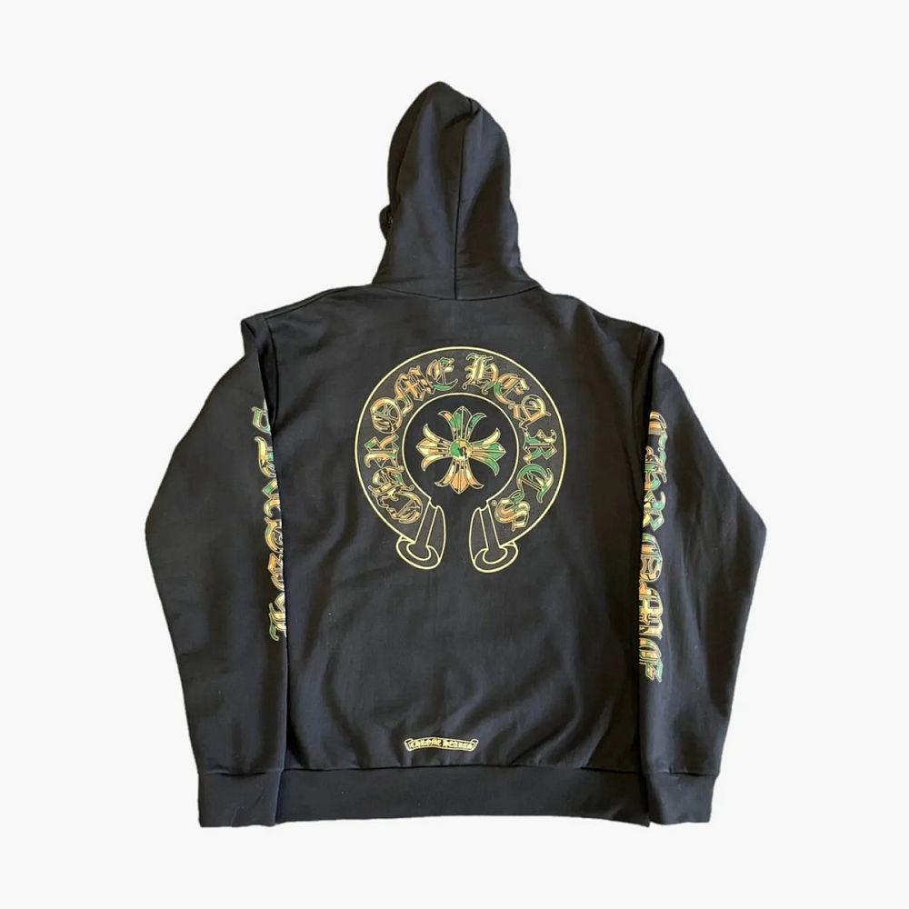 Chrome Hearts Horse Shoe Hoodie Camo