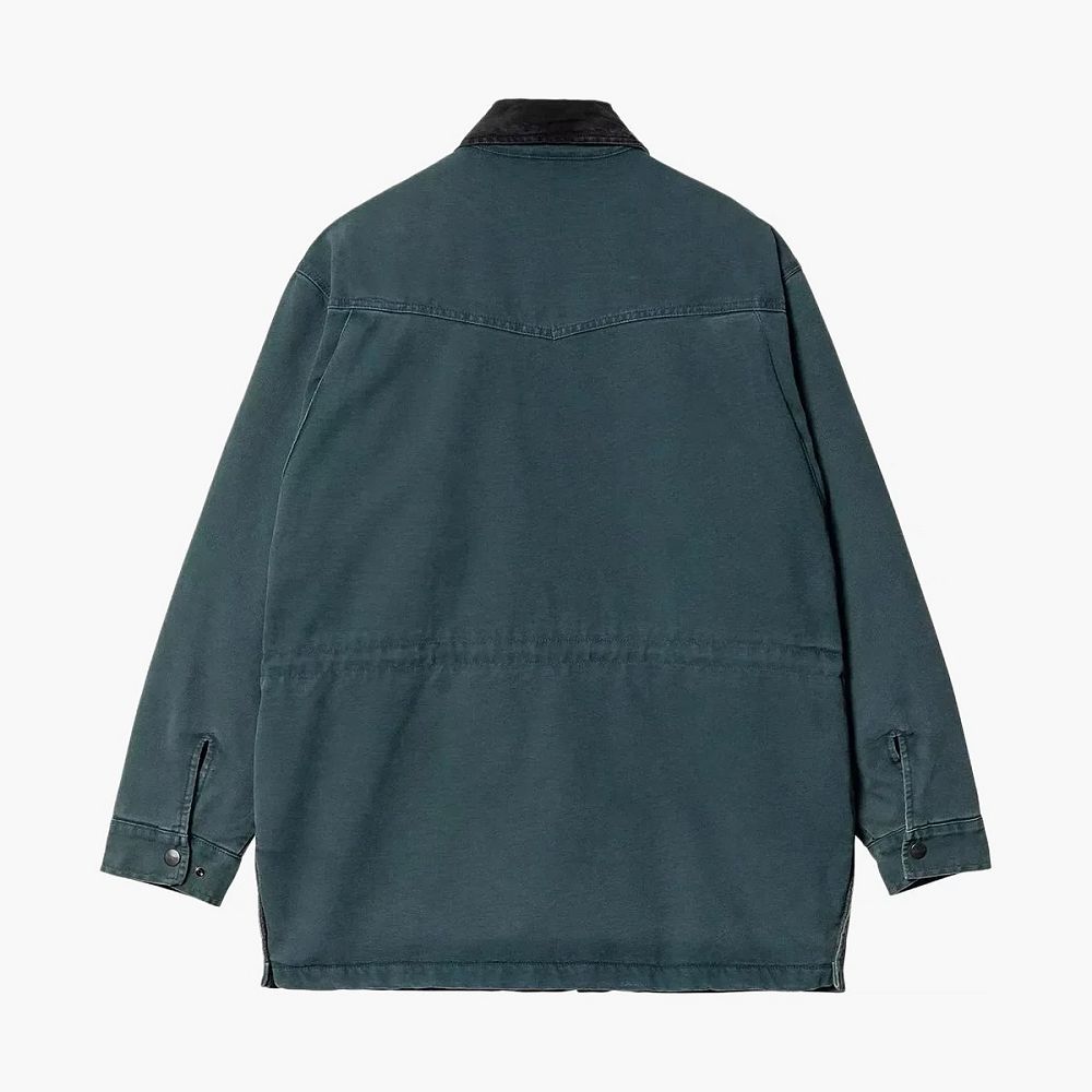 Carhartt WIP Chore Coat Corduroy Collar Teal