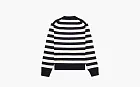 Sporty & Rich Striped Wool Jumper Black and White Stripes