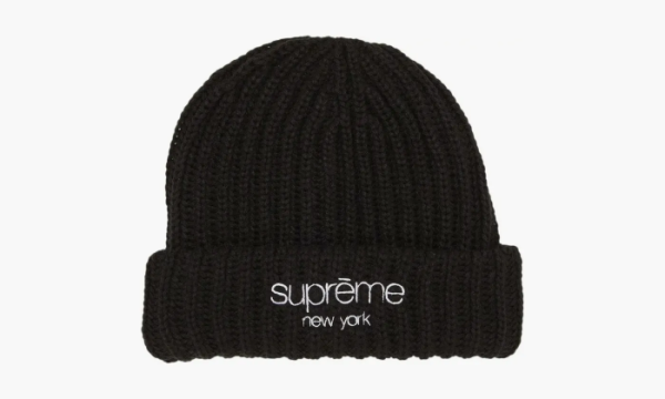 Supreme Ribbed Beanie Fw22 Black 
