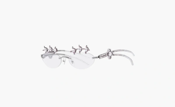 Gentle Monster Briolette 02 Sunglasses Silver/Clear  Gentle Monster Briolette 02 Sunglasses Silver/Clear