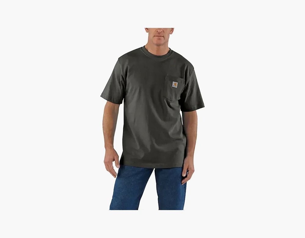 Carhartt K87 Heavyweight Pocket T-Shirt Dark Grey