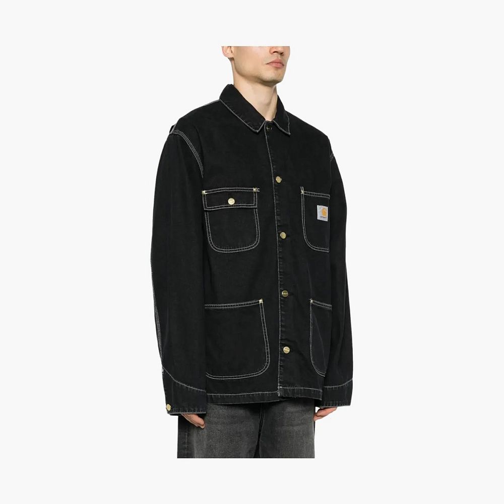 Carhartt WIP Michigan Denim Chore Coat Black