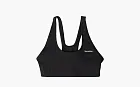 Sporty & Rich Serif Rib Sports Bra Black/White