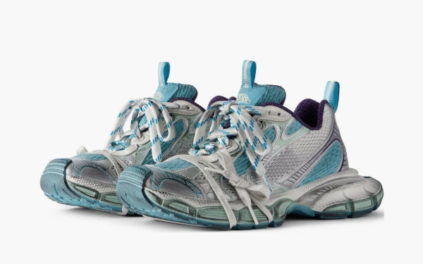 Balenciaga 3XL Sneaker WMNS Worn-Out - White Light Blue 