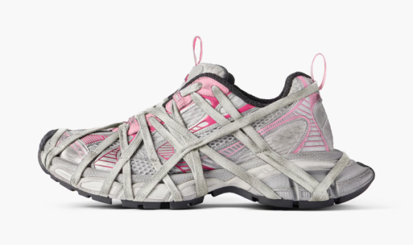 Balenciaga 3XL Extreme Lace Sneaker WMNS Worn-Out - White Grey Pink 
