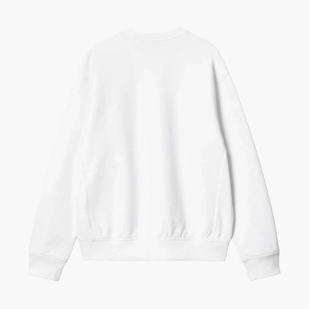 Carhartt WIP American Script Sweatshirt White