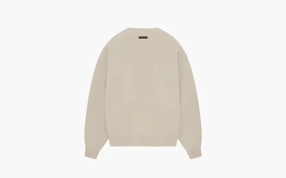 Fear of God Fine Knit Henley Heather Beige