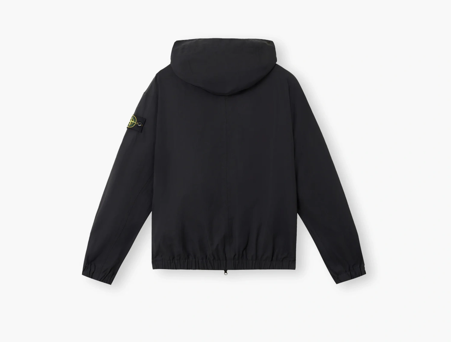 Stone Island Hooded Jacket with All-Weather Barrier and Anti-Drop Black 
