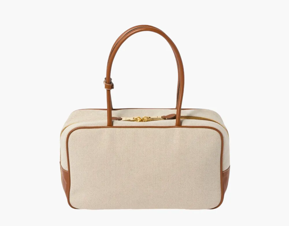 Miu Miu Canvas bag Beige/Brandy