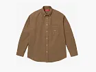 Supreme Loose Fit Flannel Oxford Shirt Light Brown