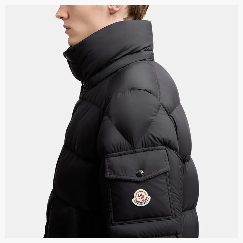 Moncler Hooded Down Jacket Matte Black