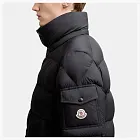 Moncler Hooded Down Jacket Matte Black
