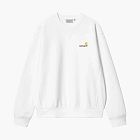 Carhartt WIP American Script Sweatshirt White