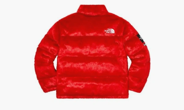 Supreme X The North Face Faux Faur Nuptse Jacket Red  Supreme X The North Face Faux Faur Nuptse Jacket Red