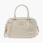 MIU MIU Arcadie Series Shoulder Bags White