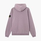 Stone Island Malfile Fleece Hooded Sweatshirt Pearl Grey