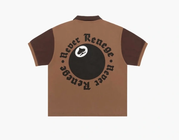 Stussy x Denim Tears Pique Polo Brown  Stussy x Denim Tears Pique Polo Brown