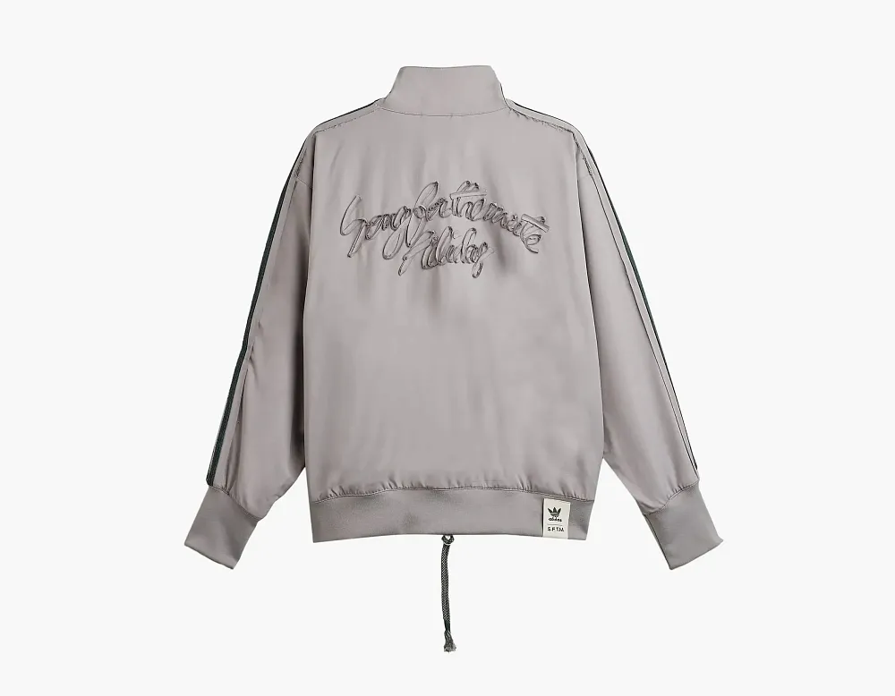 Adidas x Song For The Mute Jacket Dove Grey/Collegiate Green