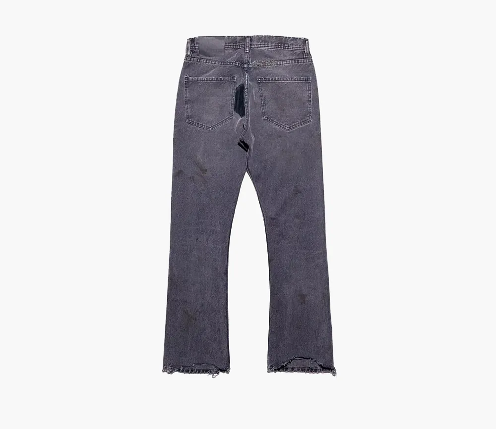 Enfants Riches Déprimés Patchwork Flare Jeans Black