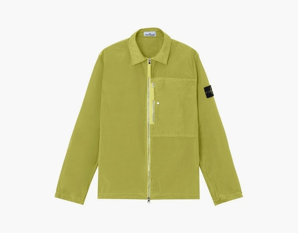 Stone Island Nylon Metal Econyl Overshirt Green