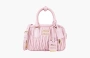 Miu Miu Matelassé Nappa Leather Top-handle Bag "Pink" 