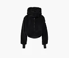 Alo Yoga Foxy Sherpa Hooded Jacket Black