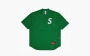 Supreme S Logo Baseball Henley Green 