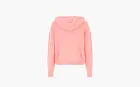 Sporty & Rich logo-embroidered Cashmere Hoodie Pink