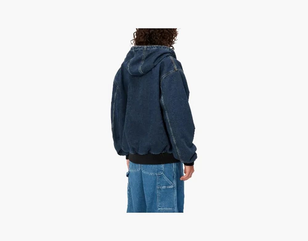 Carhartt WIP Active Jacket Hooded Blue Denim