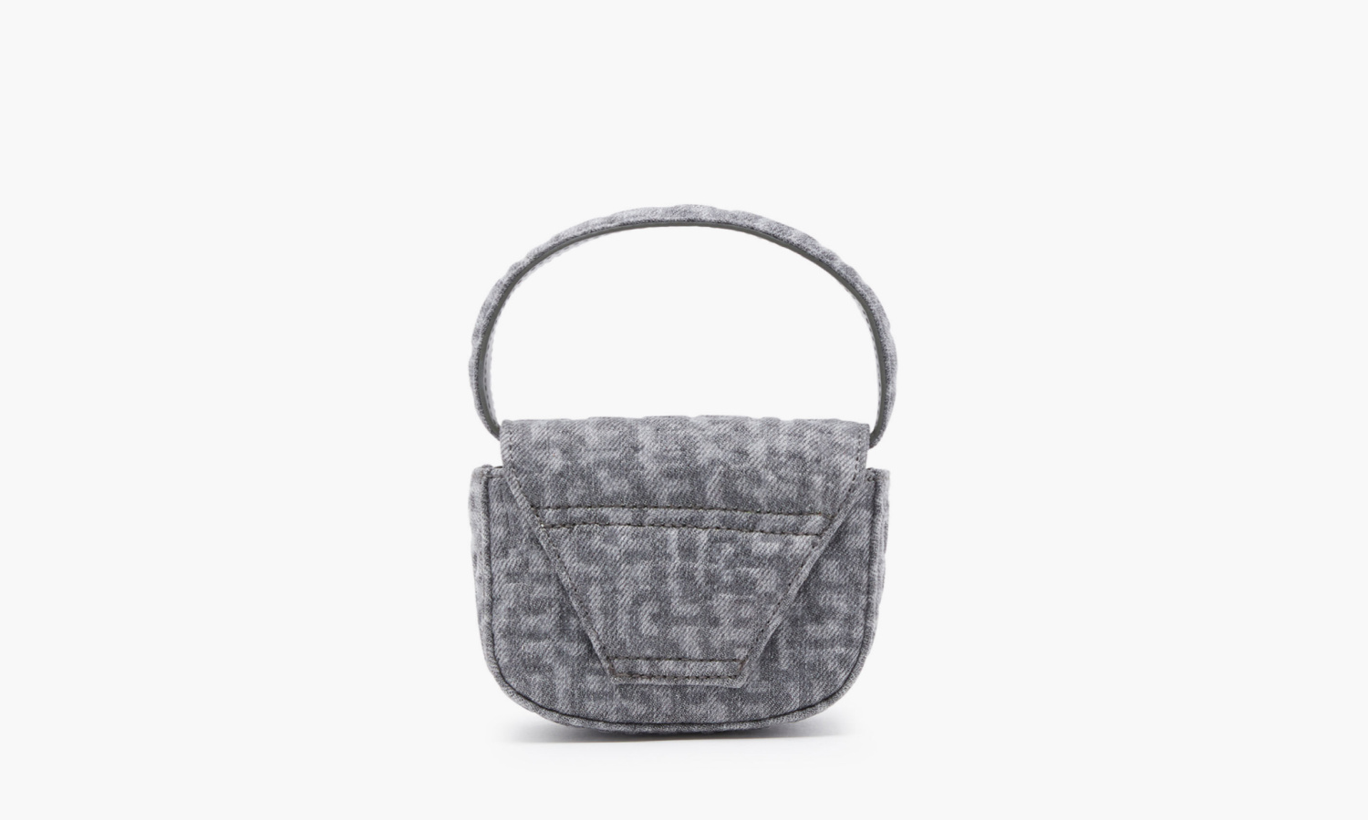 Diesel 1DR Iconic Mini Bag Monogram Denim "Grey" 