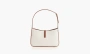 Saint Laurent Le 5 À 7 Canvas Shoulder Bag Grey/Brick 