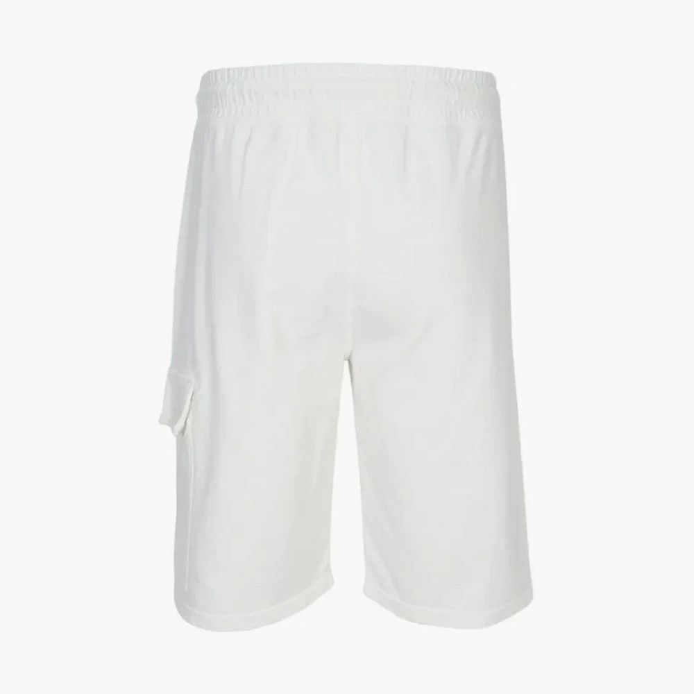 C.P. Company Light Fleece Lens Cargo Shorts White
