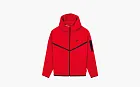 Nike Tech Full Zip Windrunner Hoodie Gym Red/Black