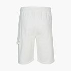 C.P. Company Light Fleece Lens Cargo Shorts White