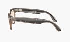 Ray-Ban Meta Headliner Shiny Warm Stone Clear/Saffron Yellow Transitions