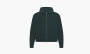 RHUDE Full Zip Hoodie Emerald Green 