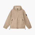 Stone Island Organic-Look Nylon Panama-TC Hooded Jacket Desert