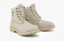 Timberland Paninara Collarless 6 Inch Wide Fit Waterproof Boots "Light Grey Nubuck" WMNS 