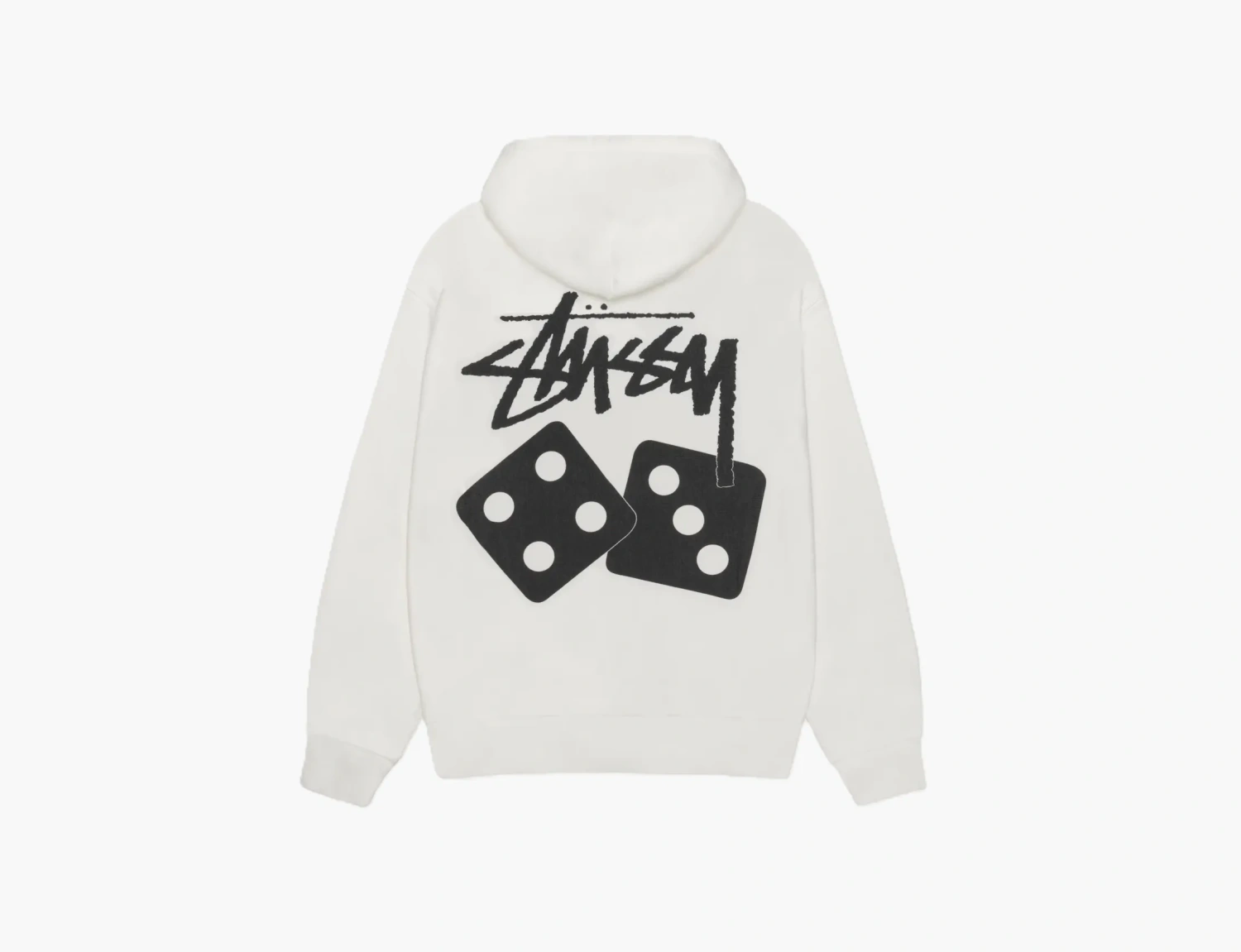 Stussy Dice Zip Hoodie Pigment Dyed Natural 