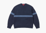 Supreme Tonal Appliqué Sweater Navy 