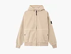 Stone Island Zip-Up Hooded Jacket Desert