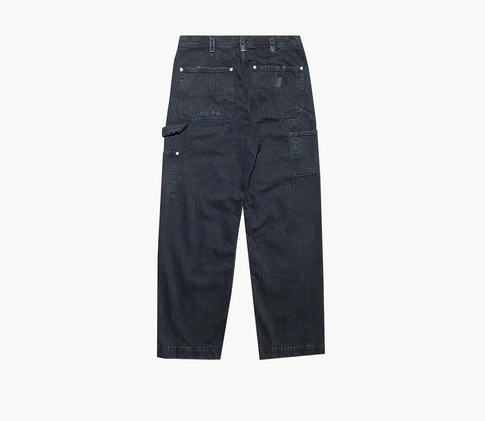 Enfants Riches Déprimés Double Knee Paint Pants Black