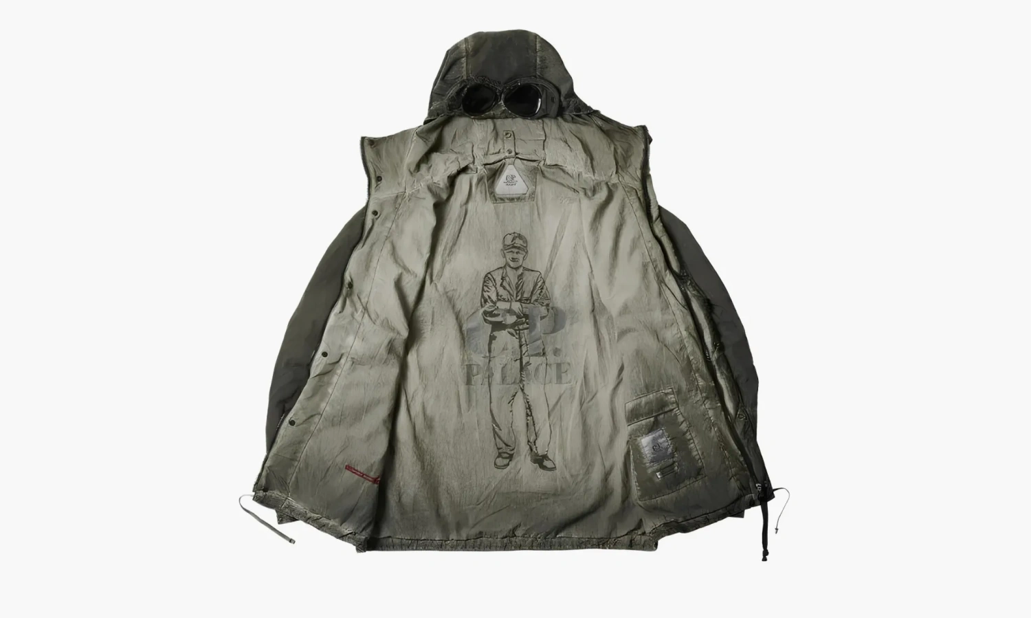 PALACE X C.P. Company Shell Goggle Jacket black 