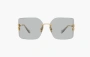 MU 54YS Sunglasses Gold Light Grey 